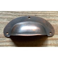 Drawer Pull - Pressed - Antique Copper- 96mm